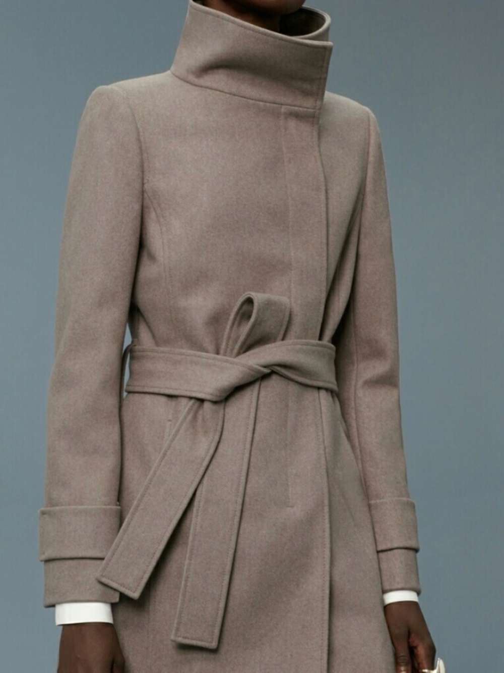 Aritizia BABATON Darwin Coat - XS - Heather Oatmeal